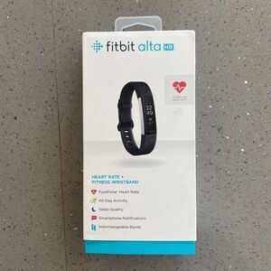 Fitbit Alta HR (FB408SBKS) Fitness Sleep Tracker Wristband Black Tested